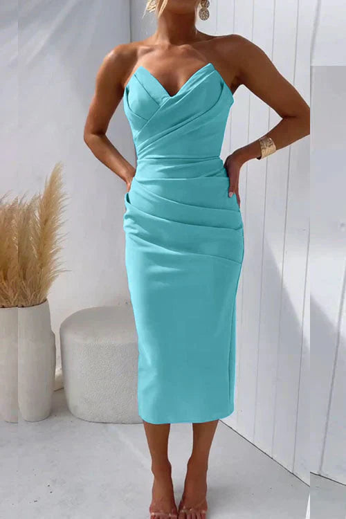 Nur™ | Vestido Midi con Espalda Descubierta