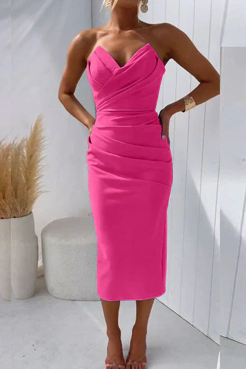 Nur™ | Vestido Midi con Espalda Descubierta