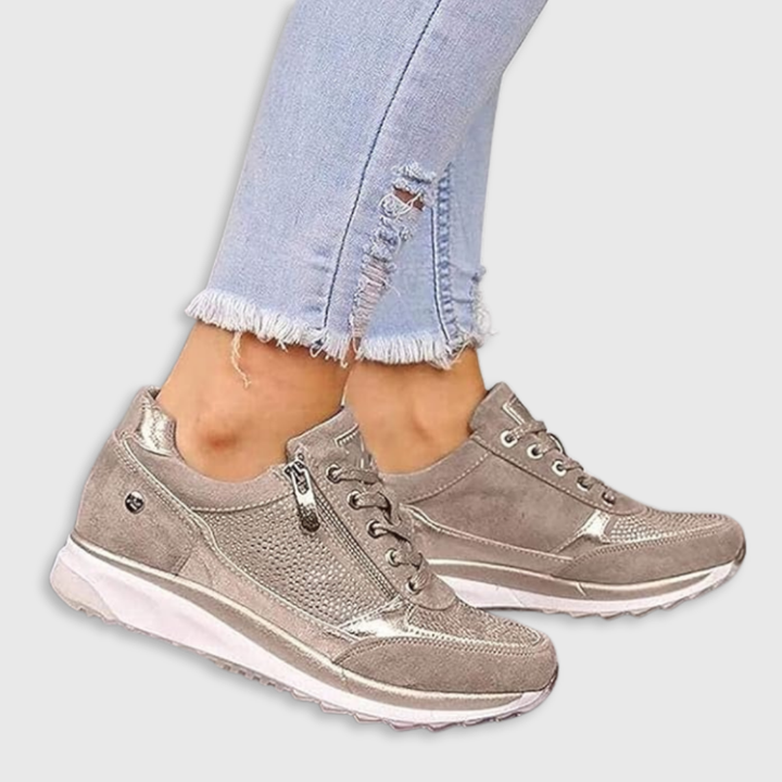 Ginette | Zapatillas Ortopédicas con Cremallera