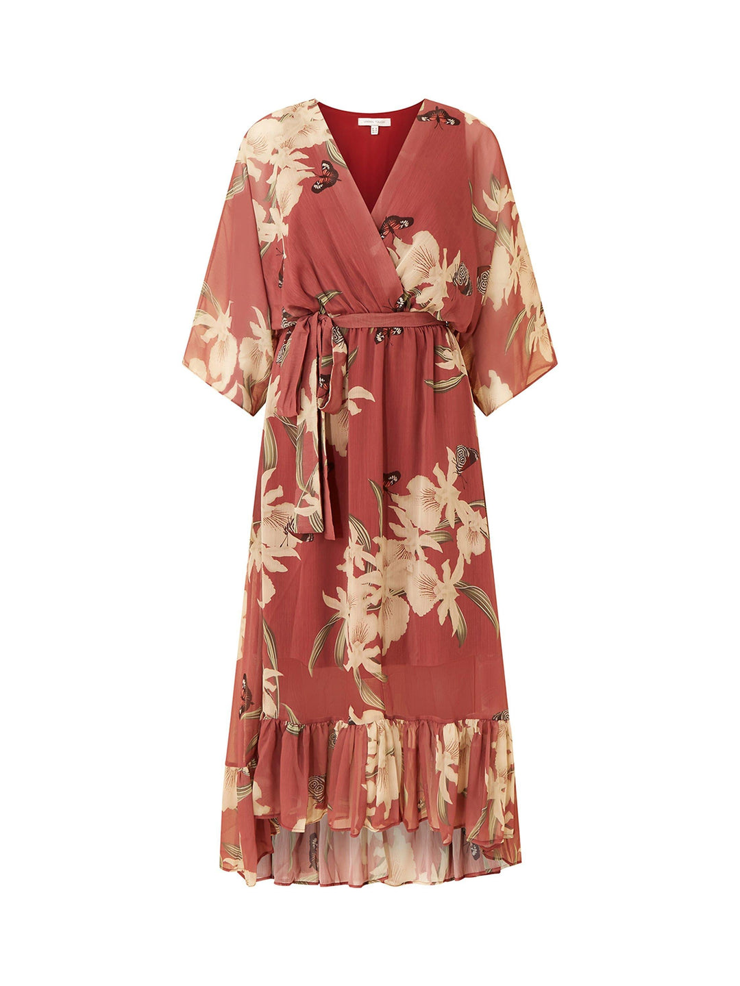 YASMINE™ - Elegante vestido kimono midi