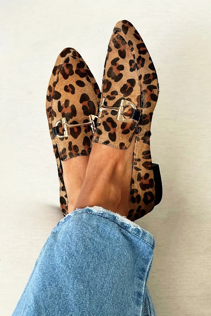 Juul | Loafers con Estampado y Tacón Sutil