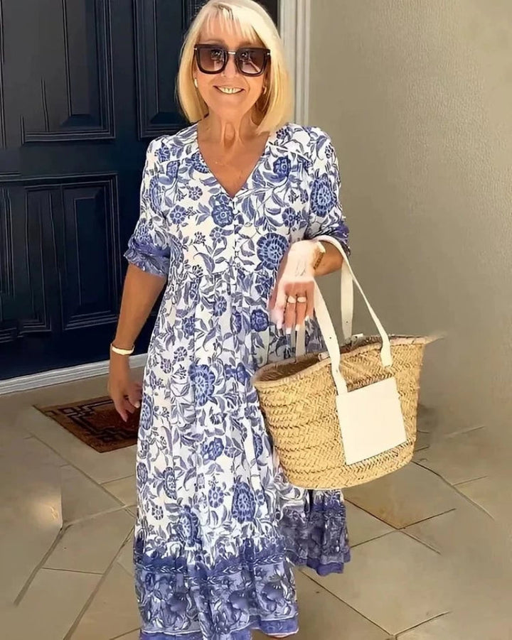 Radiante | Vestido maxi bohemio – Siéntete hermosa, sin esfuerzo