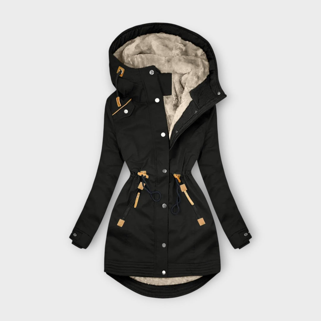 Vivia | Parka elegante con forro Sherpa