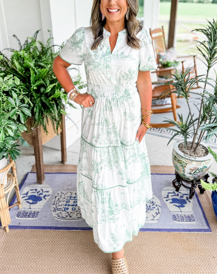 Marcelline | Maxi de toile atemporal – Comodidad elegante y favorecedora con fluidez sin esfuerzo