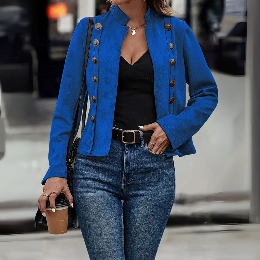 TASMIN™ - Chaqueta de manga larga ajustada vintage