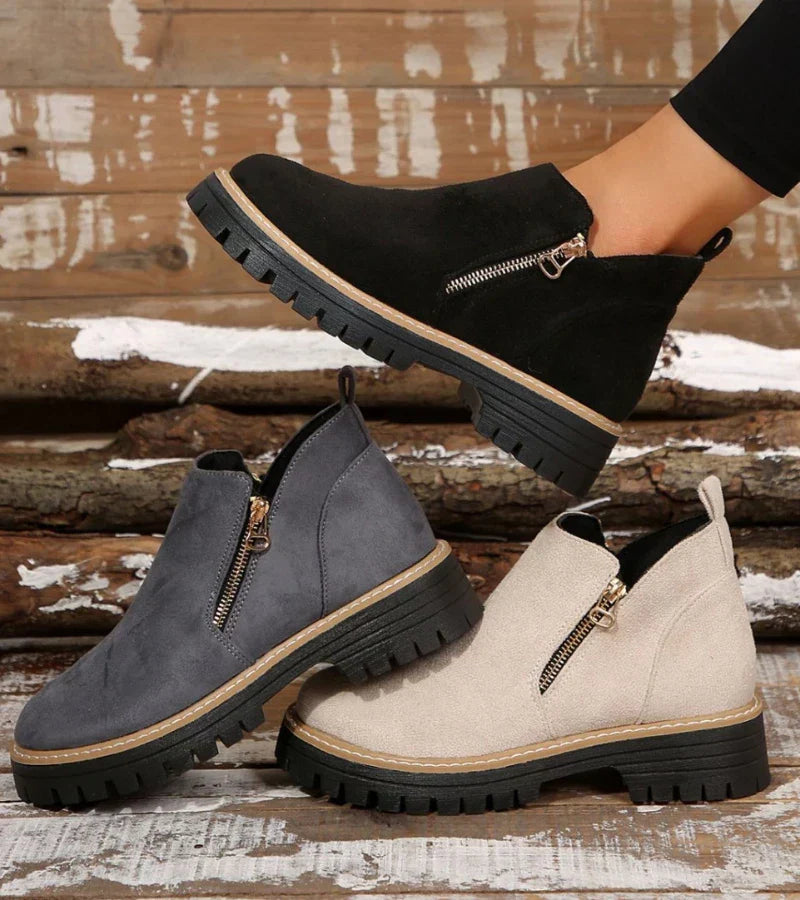 Heliviane™ - Cómodos botines ortopédicos para mujer con suela de cuña