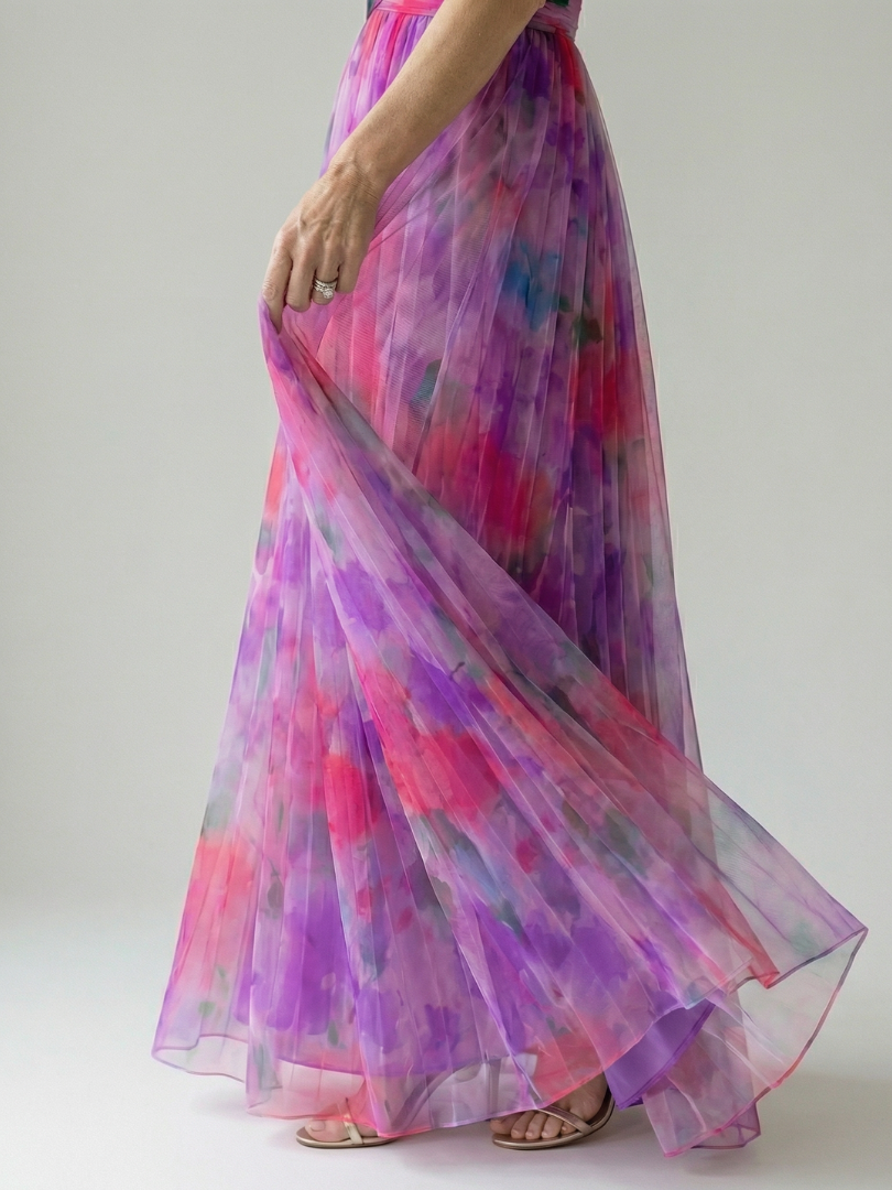 Isel | Maxivestido suave cruzado