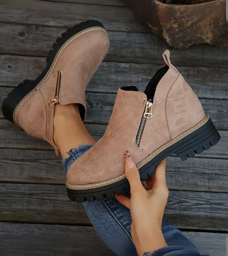 Heliviane™ - Cómodos botines ortopédicos para mujer con suela de cuña