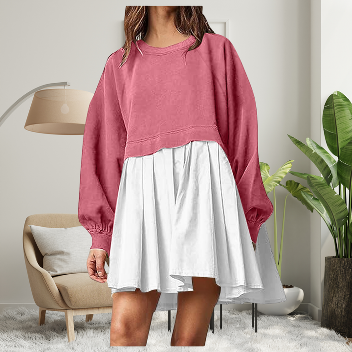 KARIYAH™ - Vestido midi de manga larga holgado y cómodo