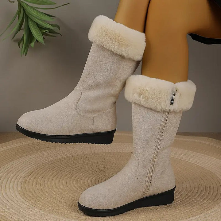Delioraé - Botas ortopédicas largas y cálidas para el invierno