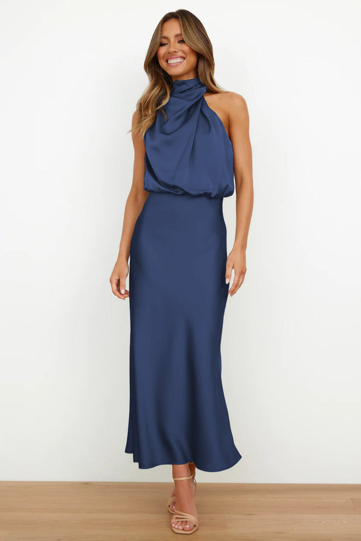 Quentin | Vestido Drapeado Sahara