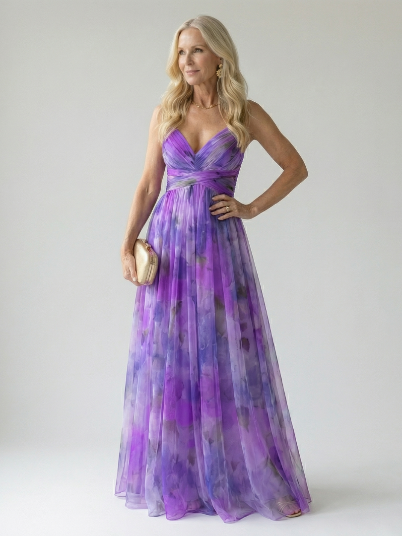 Isel | Maxivestido suave cruzado