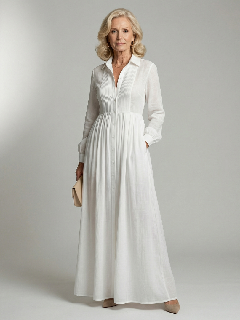 Lioren | Vestido largo Soft Flow