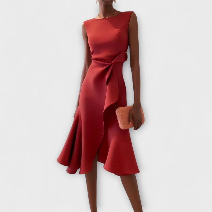 MARISSA™ – Elegante vestido sin mangas estilo cruzado