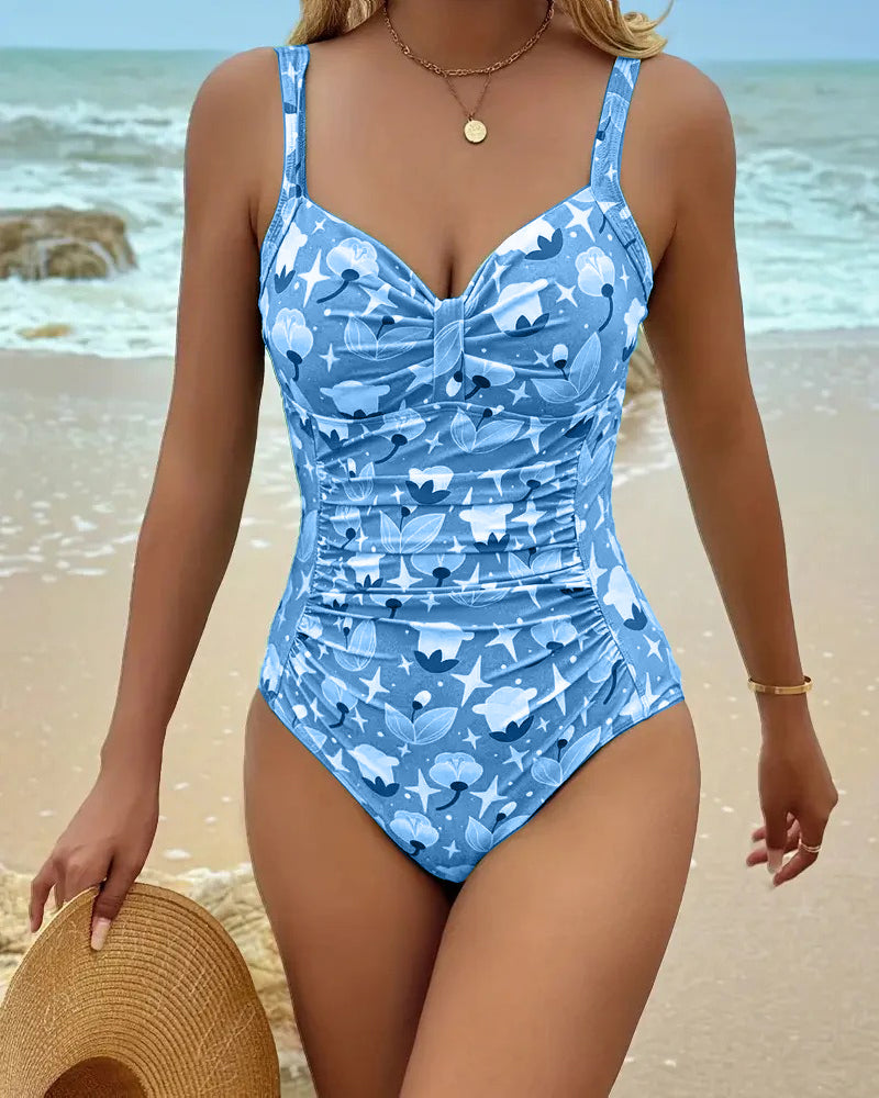 Clara | Tankini de Una Pieza Estampado