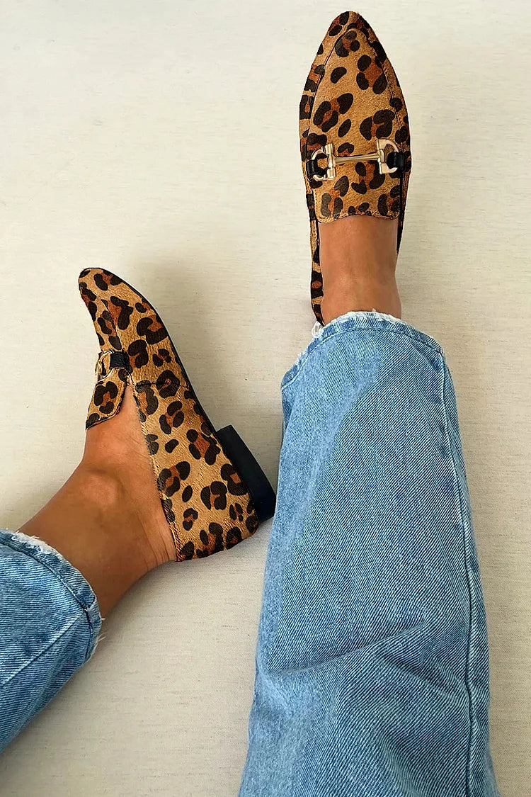 Juul | Loafers con Estampado y Tacón Sutil