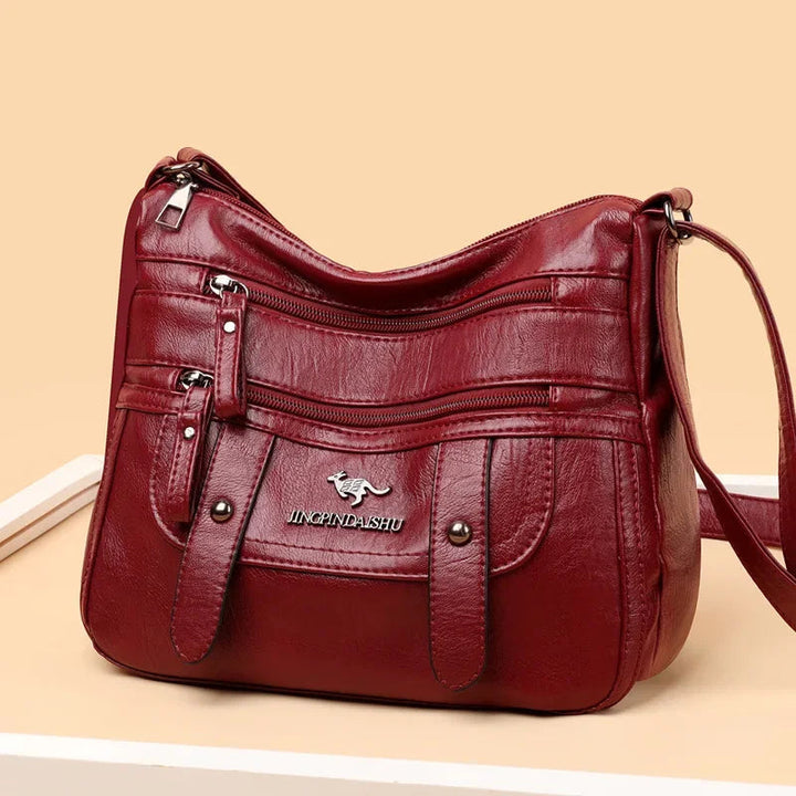 Bolso de piel práctico para mujer
