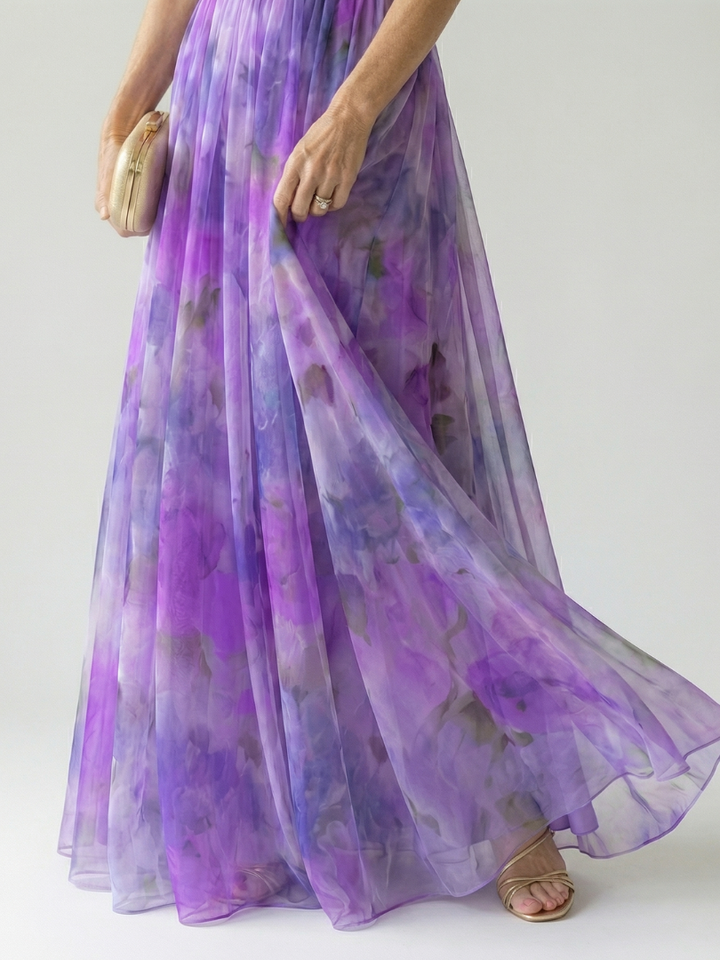 Isel | Maxivestido suave cruzado