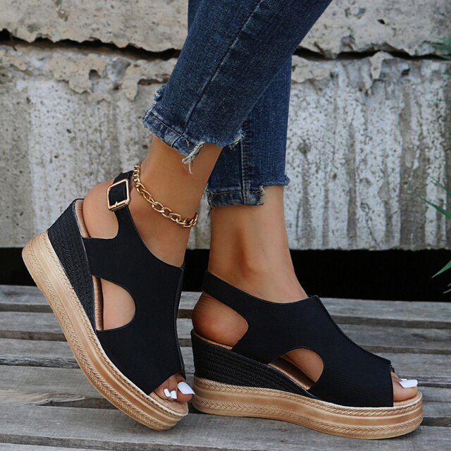 Maeve – Sandalias de cuña relajadas