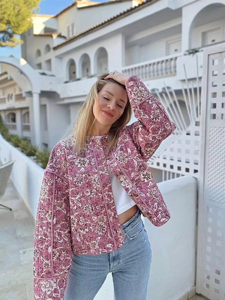 NICOLE™ - Chaqueta Estampada de Moda