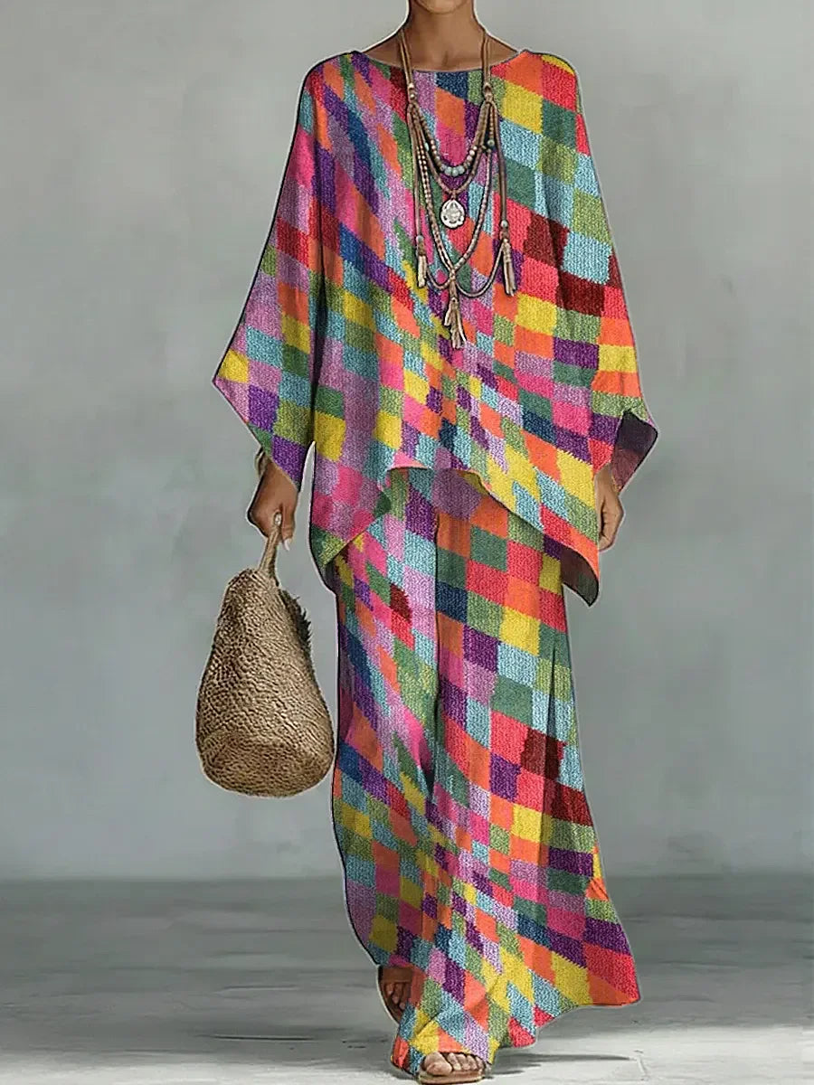 Conjunto Claire | Conjunto Cómodo Estampado
