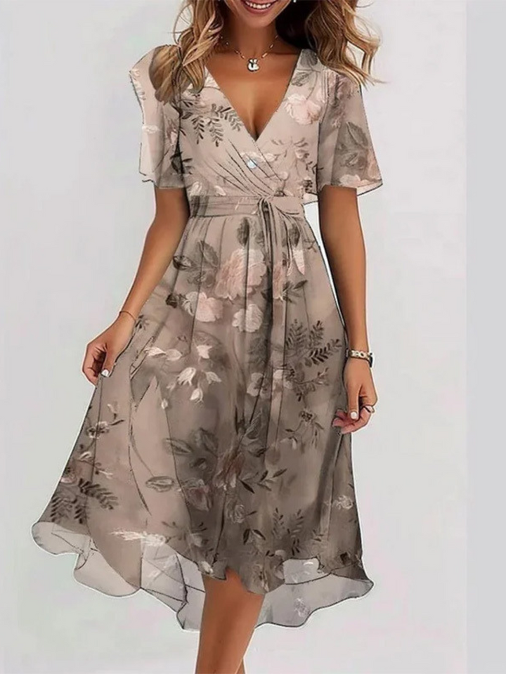 LAVINA™ – Vestido Midi Bohemio Vibrante
