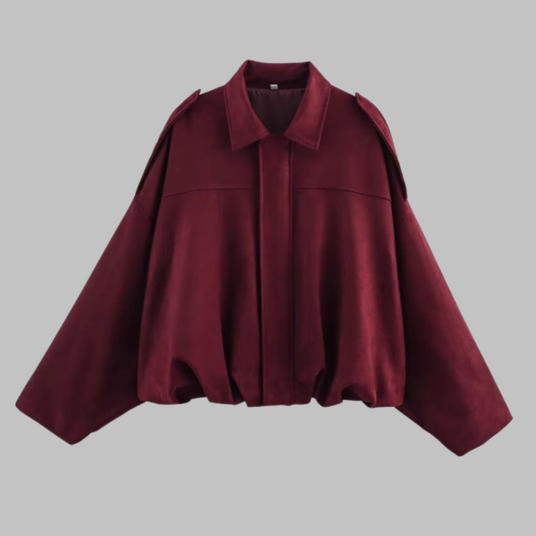 GIGI™ - Chaqueta urbana extragrande vintage con cremallera