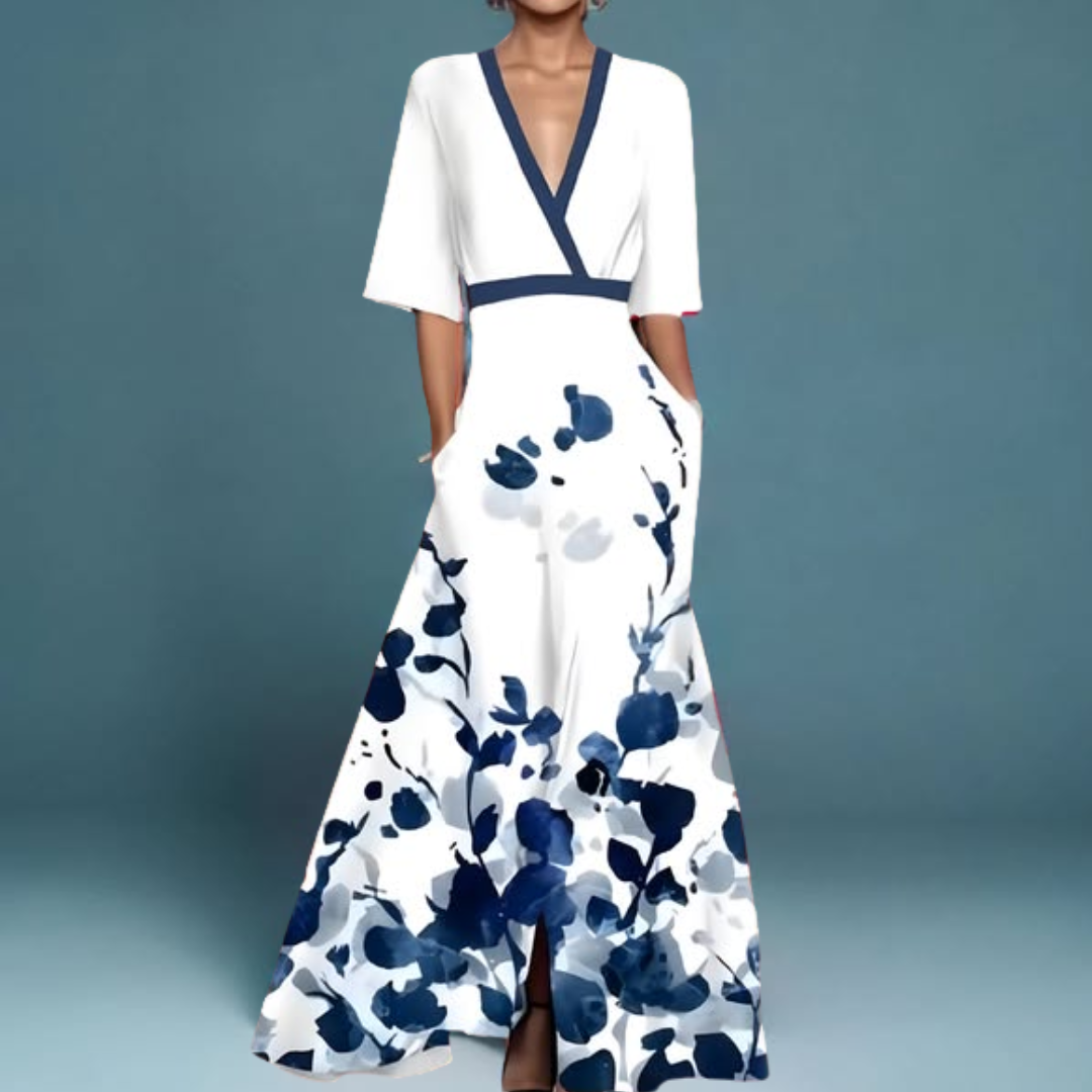 Michelle™ | Vestido Elegante con Estampado Floral