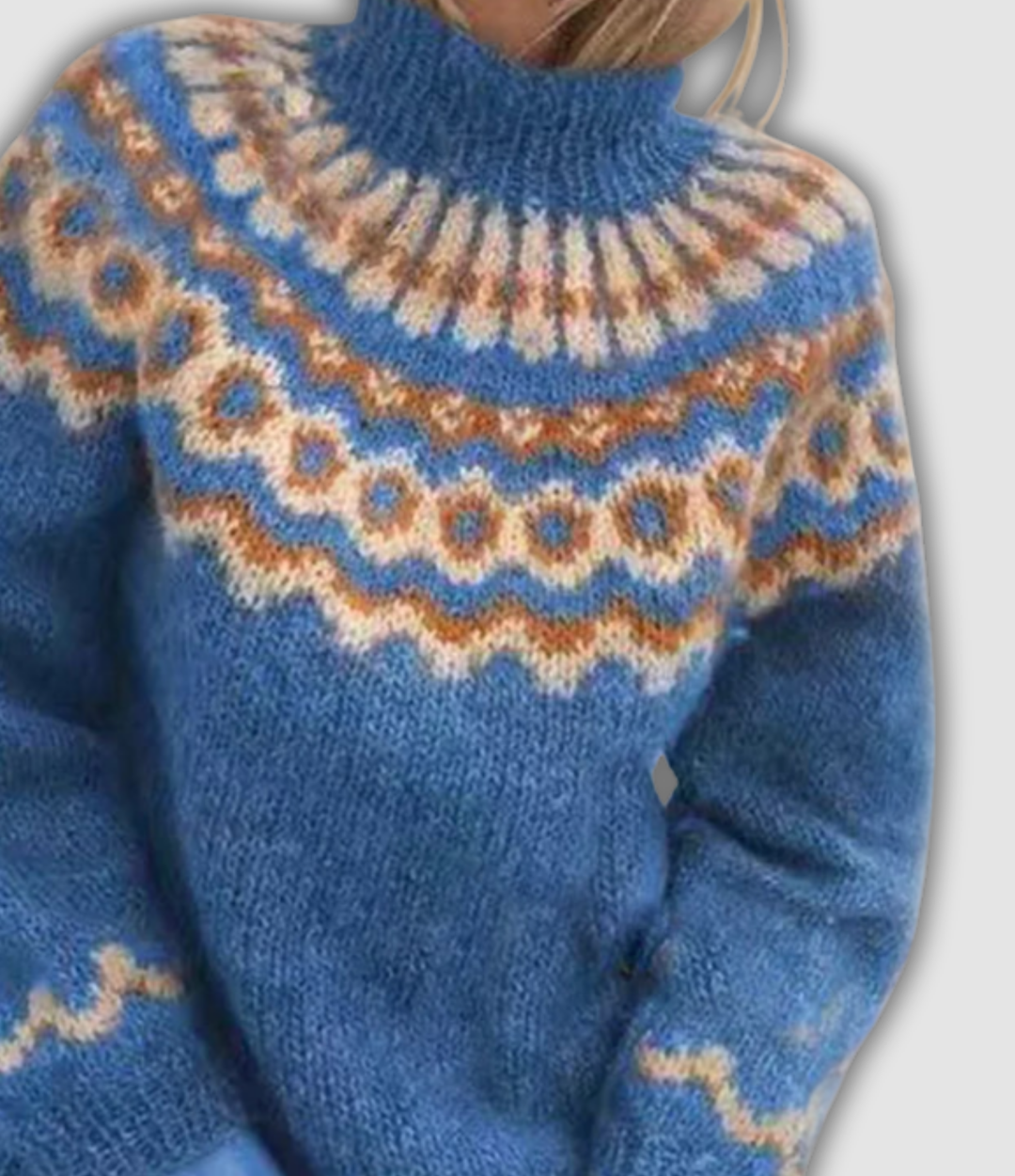 Seraphine | Suéter de cuello alto retro