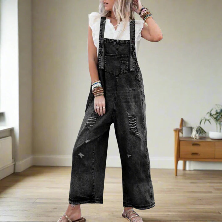 CARMELITA™ | Mono Vintage con Lavado y Tirantes Ajustables