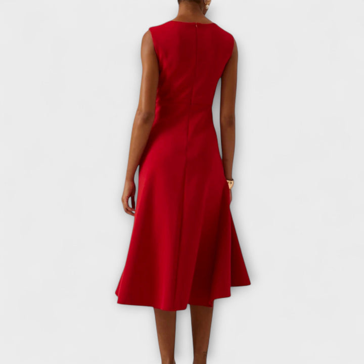 MARISSA™ – Elegante vestido sin mangas estilo cruzado