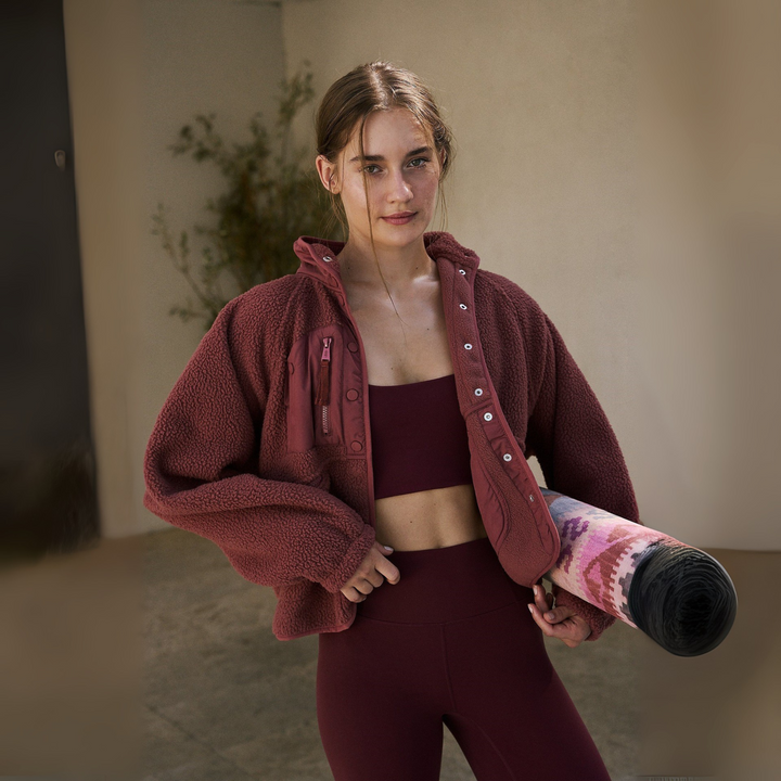 MANCY™ - Chaqueta Corta Casual con Botones