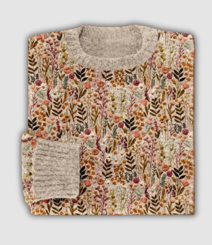 Coralie | Suéter Retro Jacquard