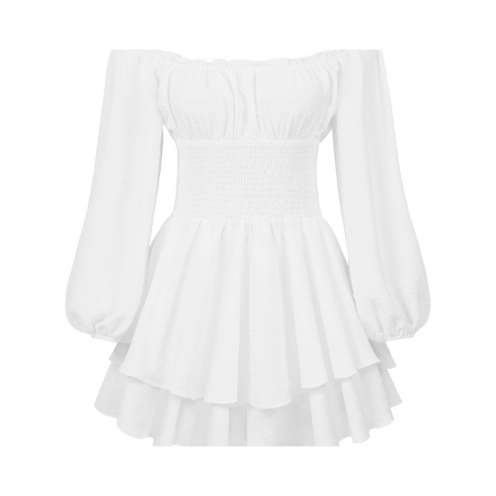 CYNRHIA™ – Mameluco elegante de manga larga con hombros descubiertos