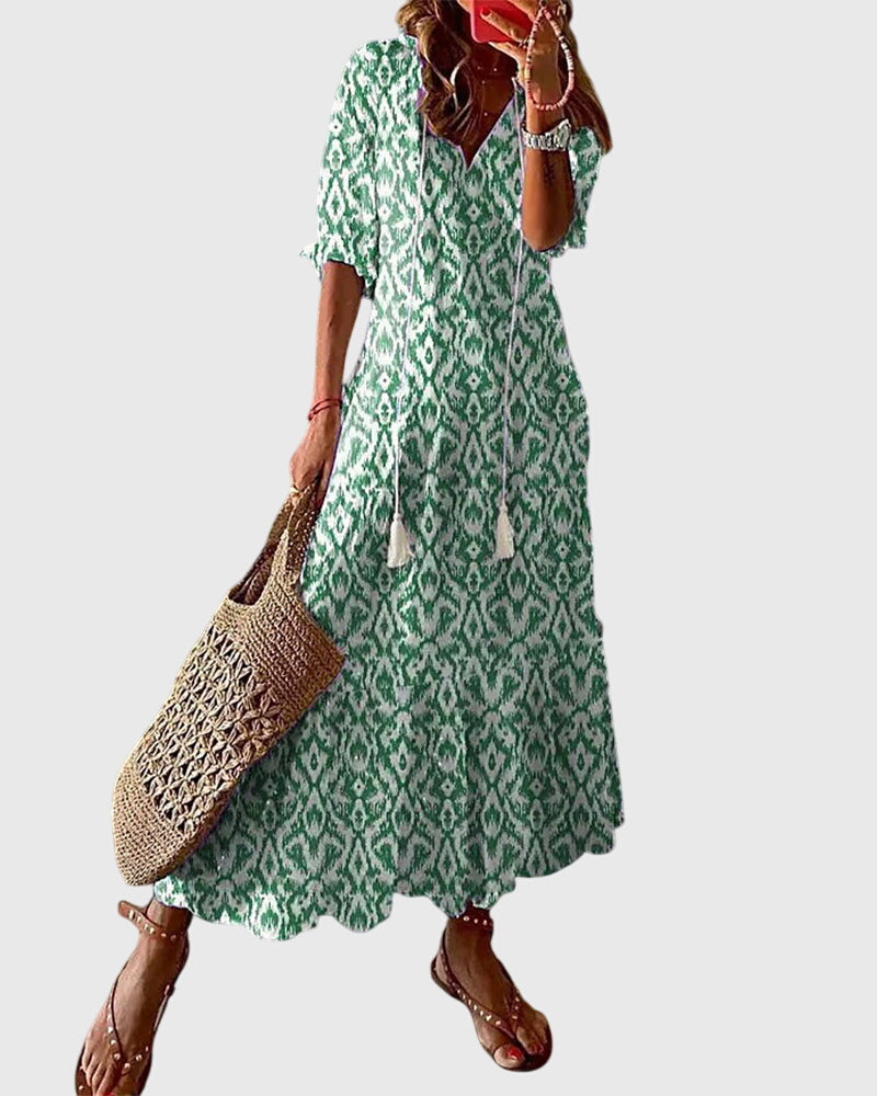 Amalia™ | Vestido de verano estilo bohemio vintage