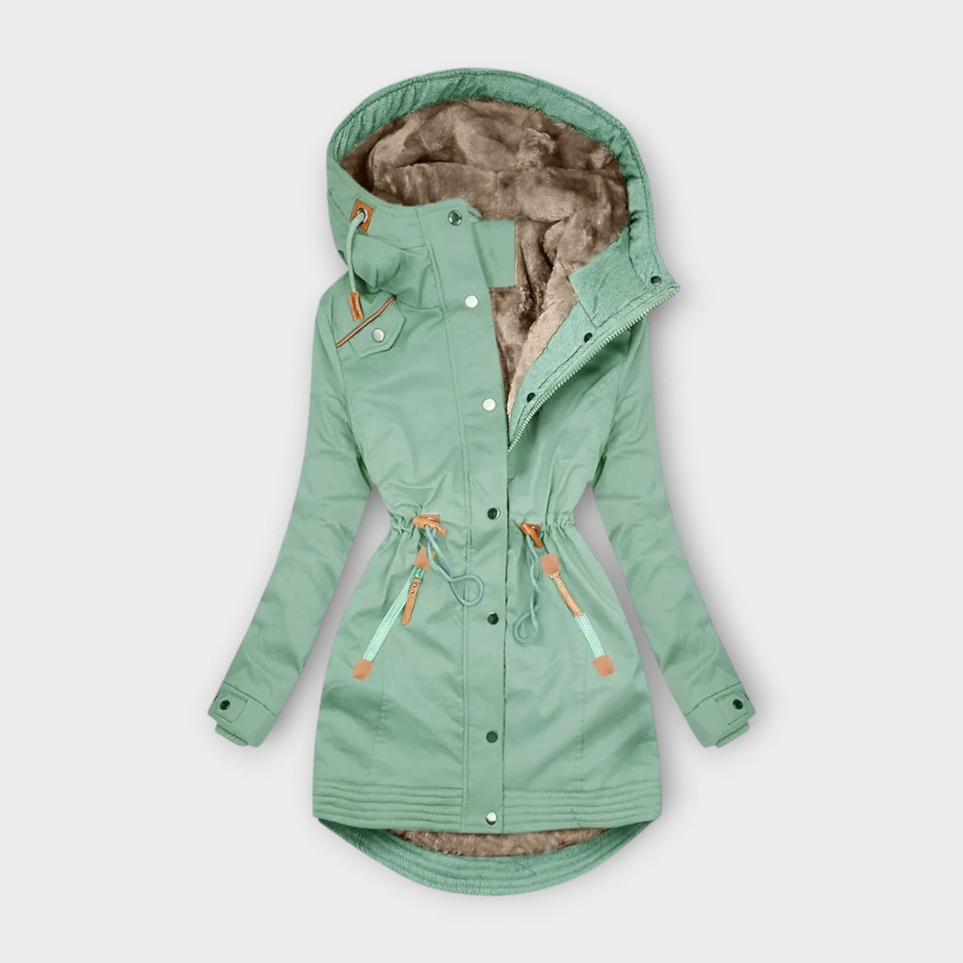 Vivia | Parka elegante con forro Sherpa