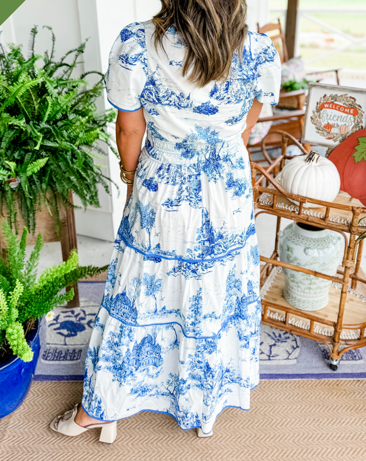 Marcelline | Maxi de toile atemporal – Comodidad elegante y favorecedora con fluidez sin esfuerzo