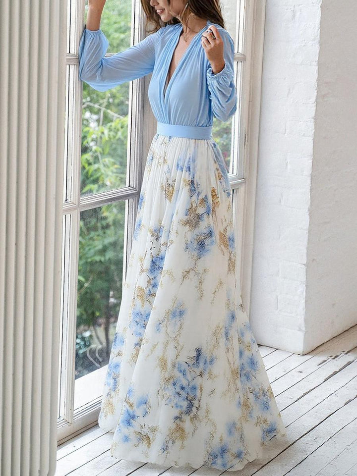 Harper™ | Vestido Maxi con Estampado Floral