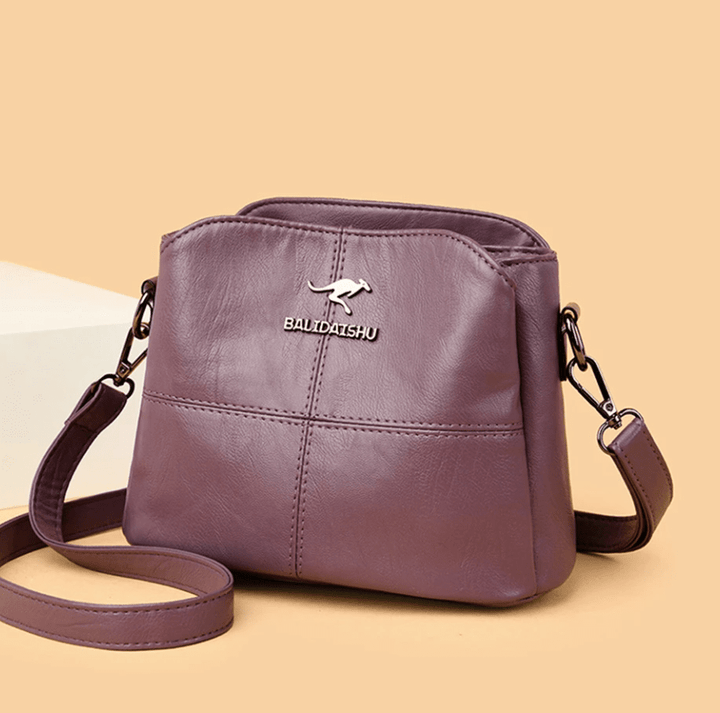 Bolso bandolera de cuero para mujer