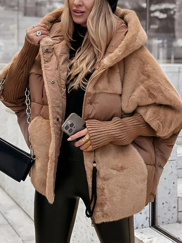 MARISA™ - Chaqueta con Capucha de Felpa Cómoda