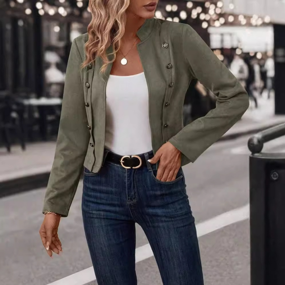 TASMIN™ - Chaqueta de manga larga ajustada vintage