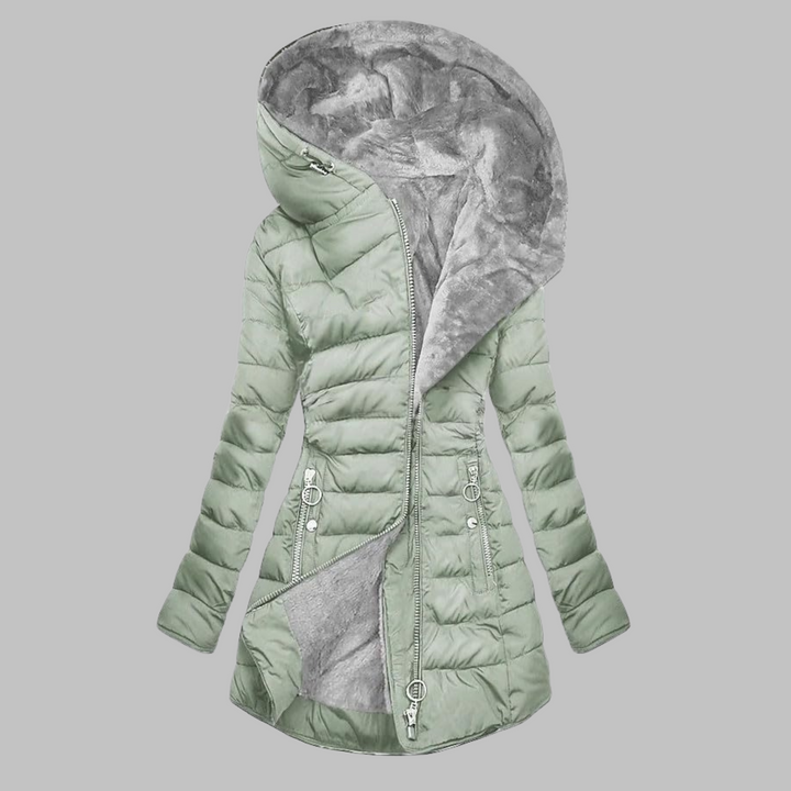 YENGE™ - Chaqueta de manga larga con capucha de corte entallado informal