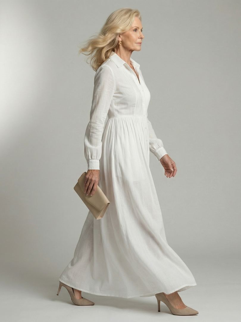 Lioren | Vestido largo Soft Flow