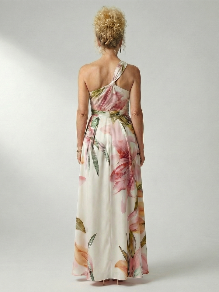 Amiel | Vestido largo floral claro