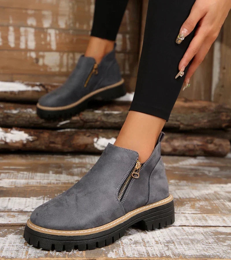 Heliviane™ - Cómodos botines ortopédicos para mujer con suela de cuña