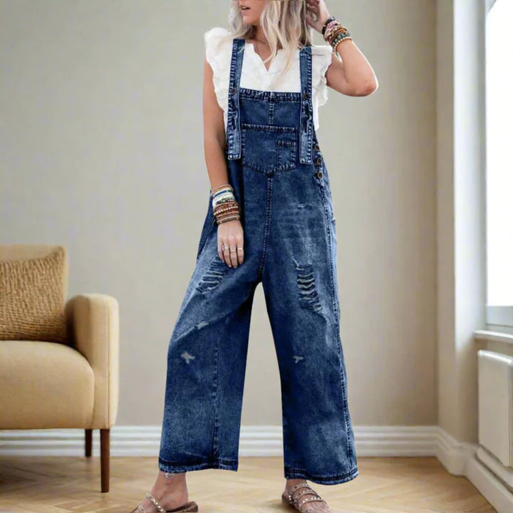 CARMELITA™ | Mono Vintage con Lavado y Tirantes Ajustables