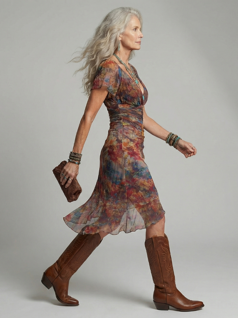 Aeris | Vestido Midi Halter Silencioso