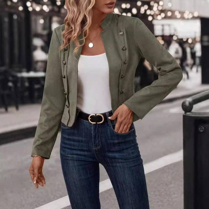 TASMIN™ - Chaqueta de manga larga ajustada vintage