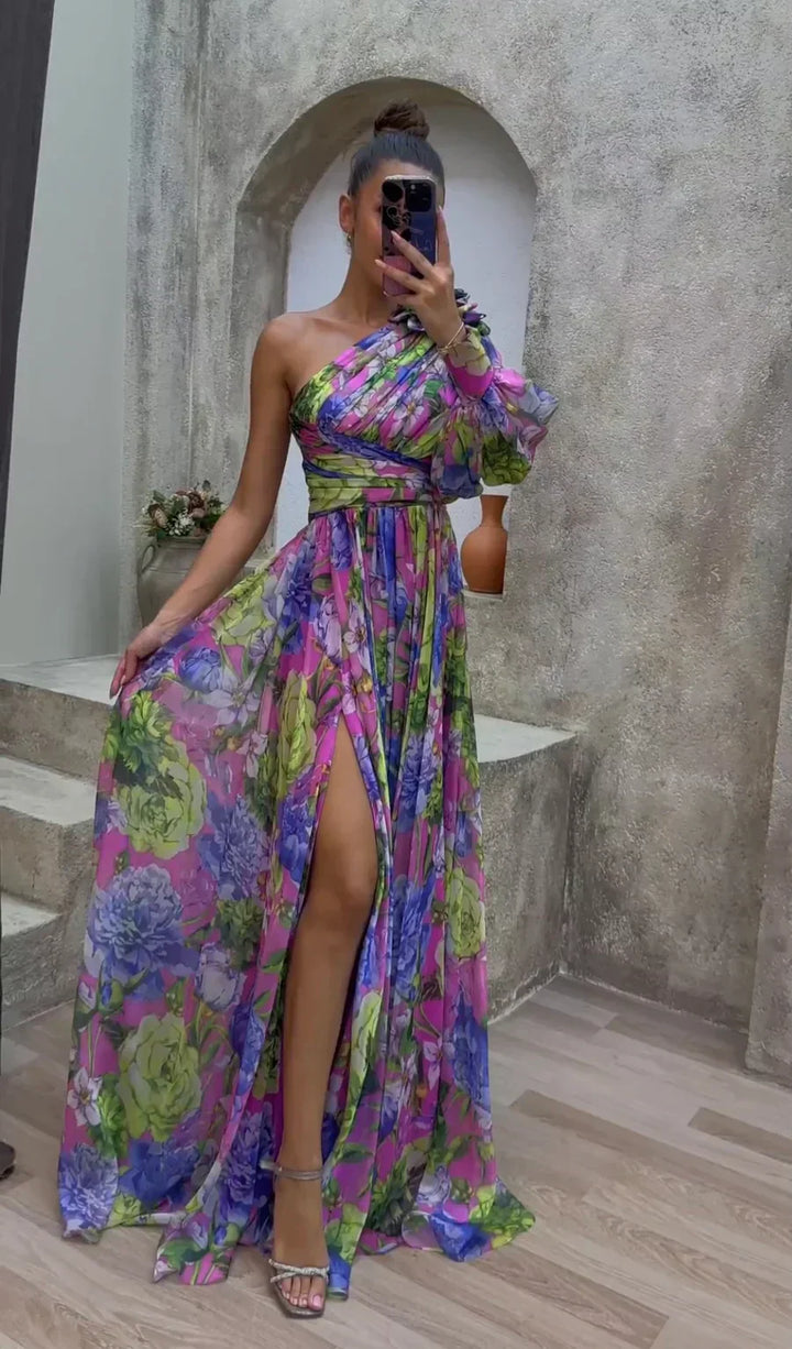 Mabel | Vestido Floral de Impacto