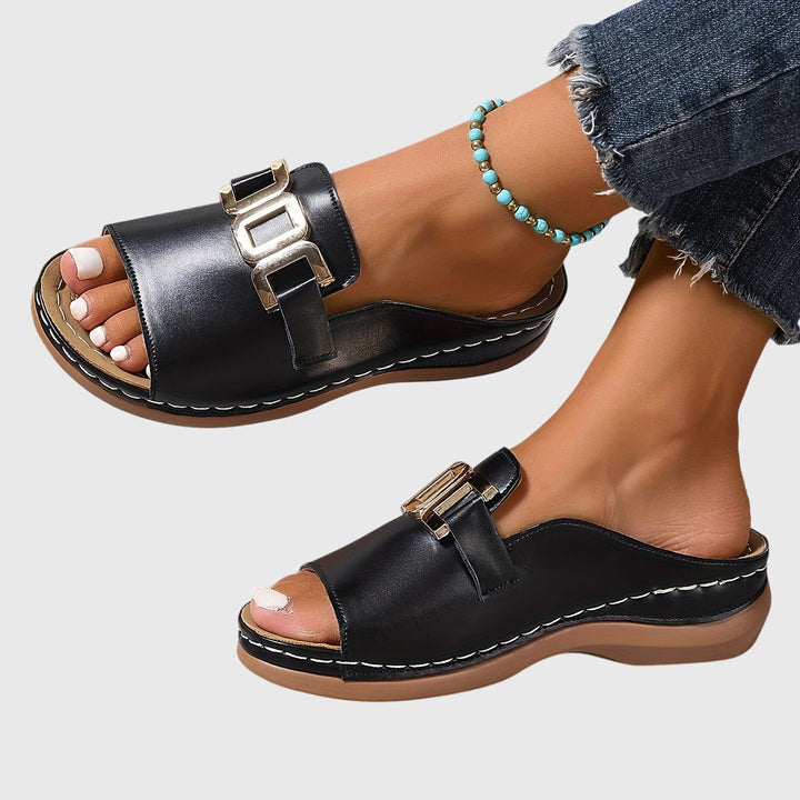 Kathryn - Sandalias Cómodas con Hebilla